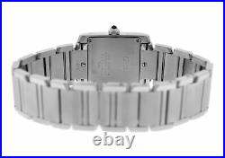 Ladies' Cartier Tank Francaise 2465 Stainless Steel Date Quartz 25MM Watch