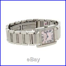 Ladies Cartier Tank Francaise Mother of Pearl Dial W51028Q3
