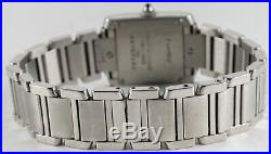 Ladies Cartier Tank Française Stainless Roman Swiss Quartz Watch 2384 CC707133