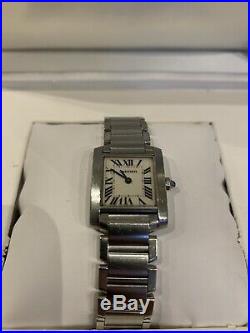 Ladies Cartier Tank Francaise Stainless Steel Swiss Quartz Watch W51008Q3/2384