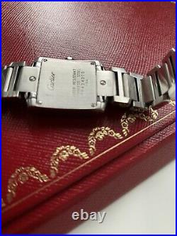 Ladies Cartier Tank Française Stainless steel Swiss Quartz Watch 2384