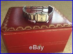 Ladies Cartier Tank Francaise, model 2384 Stainless Steel