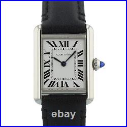 Ladies Cartier Tank Must WSTA0060 22 mm Silver Dial Stainless Steel 2023 Watch