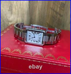 Ladies Unisex 2019 CARTIER Tank Solo W5200013 / 3170 Watch with Box Guarantee