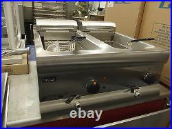 Lincat DF618 Counter Top Electric Fryer Twin Tank with 2 baskets