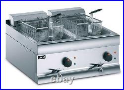 Lincat DF618 Counter Top Electric Fryer Twin Tank with 2 baskets
