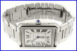 Mint Men's Cartier Tank Solo XL Stainless Steel 31x41mm Automatic Date Watch