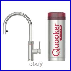 New boxed Quooker PRO3 Flex stainless steel tap & PRO3 tank