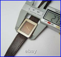 OMEGA De Ville Tank 18k solid gold bezel manual winding watch 1975