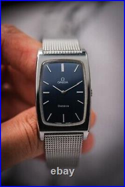 OMEGA Genève Tank Tonneau Rectangular Vintage Ref 111.0110 Calibre 625 Year 1972