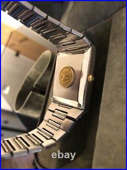 Omega Constellation Automatic Tank Vintage 14k Gold/steel watch 155.0021