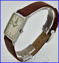 Omega Manual wind gents tank stainless steel watch cal 620