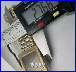 Omega deville tank manual winding 18k gold bezel Watch