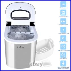 Portable Ice Cube Maker Machine/3-Layer Tank/High-Quality Stainless Steel Shell