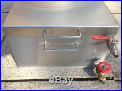 Professional Stainless Steel Mobile Oven Cleaning Dip Tank