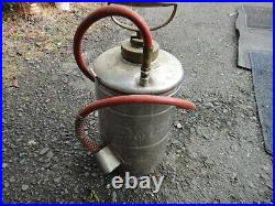 RARE Vintage B & G Equip. Co. 1 Gallon Stainless Steel Sprayer Tank Good Cond