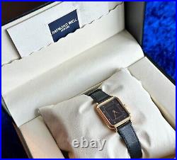 Raymond Weil 18ct Gold Ladies Tank Watch + Box/papers