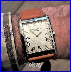 Raymond Weil Geneve Don Giovanni 9973/1 quartz Tank Style watch