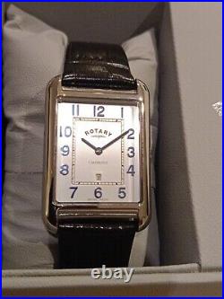 Rotary Cambridge Men's Wristwatch Tank/ Reverso Sapphire Crystal
