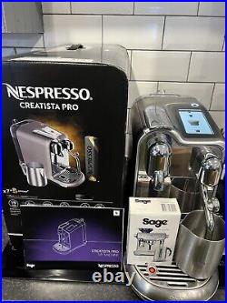 SAGE Nespresso Creatista Pro Stainless Steel