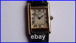 SEIKO ref 1400-5030 gold plated tank dial ladies quartz watch vintage