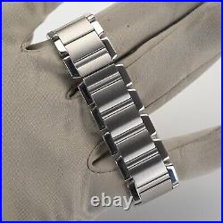 SERVICED Cartier Tank Francaise Large 2302 Automatic Stainless Steel Watch