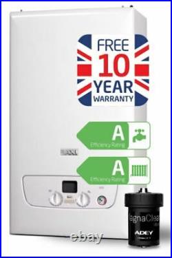SUPPLIED & FITTED Baxi 830 Combi 30kW Boiler FREE MAG FILTER +10 Years Guarantee