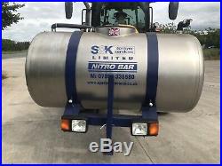 S & K Sprayer Services Nitro Bar Fertiliser Front Tank 1200l Stainless Steel RDS