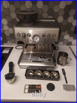 Sage The Barista Express Espresso Coffee Machine Silver BES870