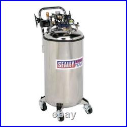 Sealey Fuel Tank Drainer 90L Stainless Steel TP201