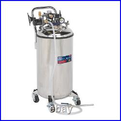 Sealey Fuel Tank Drainer 90ltr Stainless Steel Fuel Recovery System TP201