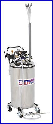 Sealey TP201 Fuel Tank Drainer 90L Stainless Steel