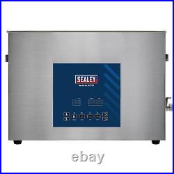 Sealey Ultrasonic Parts Cleaning Tank 27L Stainless Steel tank