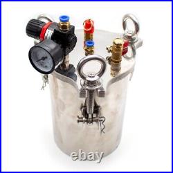 Side Discharge Stainless Steel Dispenser Pressure Tank Fluid Dispensing Bucket