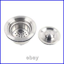 Silver Single Tank stainless steel wash basin Kitchen Sink19.719.731.5in Used