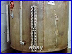 Stainless Steel 350 Gallon Tank with Standard 55-Gallon Drum Lid As Is