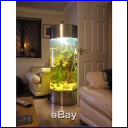 Stainless Steel Acrylic Column Cylinder Aquarium Fish Tank All Pond Solutions