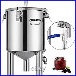 Stainless Steel Barrel Wine Butt tank 26 litres Brew Bucket Conical Fermenter