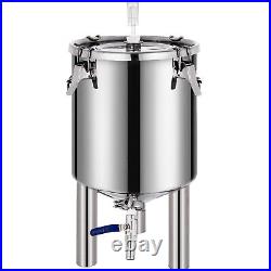 Stainless Steel Barrel Wine Butt tank 26 litres Brew Bucket Conical Fermenter