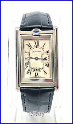 Stainless Steel Cartier Tank Basculante 2522