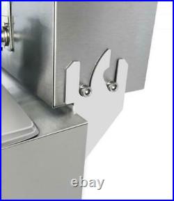 Stainless Steel Desk Top Double Tank Electric Commercial Chip Fryer