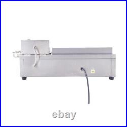 Stainless Steel Electric Deep Fryer Commercial Oil Fat Chip Tank Griddle Plate