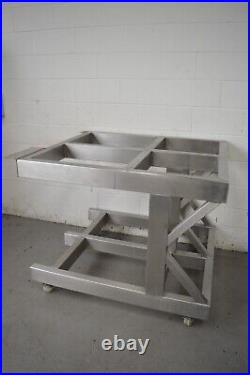 Stainless Steel IBC stand Machine tank stand HEAVY DUTY 130 x 115 x 107cm High