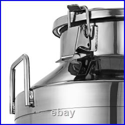Stainless Steel Milk Can Tank Barrel Milk Canister Wine Pail BE HIGHLY PRAISED
