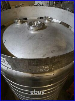 Stainless Steel Tank 750 Litre. Pressurised & Vacuum Vessel Brewery Beer Wine