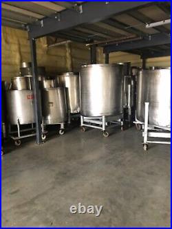 Stainless Steel Tank Vessel 1000 Litres