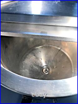 Stainless Steel Tank jacketed Vessel 500 Litres with split lid and drain tap