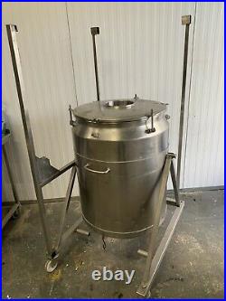 Stainless Steel Tipping Tank Vessel Vat Mixer Diary Ice Cream Food Cheese Brew