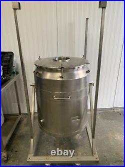 Stainless Steel Tipping Tank Vessel Vat Mixer Diary Ice Cream Food Cheese Brew