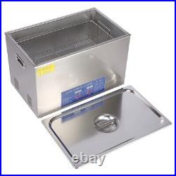 Stainless Steel Ultrasonic Cleaner Ultra Sonic Bath Cleaning Tank Timer Heater